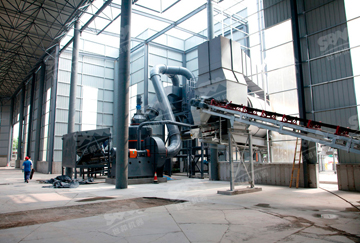 山東時產(chǎn)13-16噸石灰石破碎制粉生產(chǎn)線